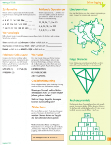 Bella Denksport-Aufgaben Beispiel Seite - Referenz