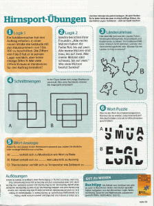 Bella Denksport-Aufgaben Beispiel Seite - Referenz