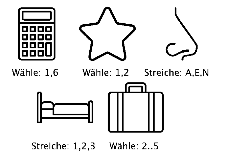 Rebus Rätsel 4: Welches Wort ergibt sich aus den Symbolen?